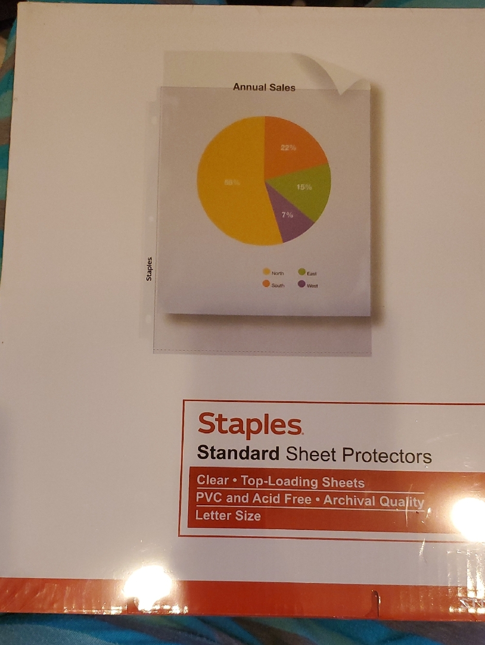 Staples Standard Clear Sheet Protectors - Letter Size
